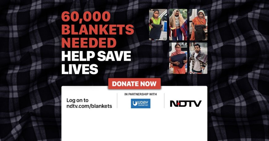 This Winter, Help Keep Someone Warm. Click Here To Donate A Blanket