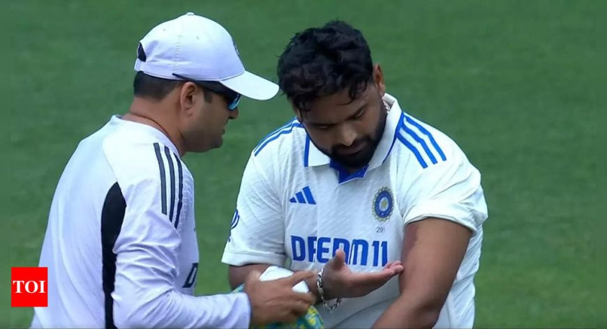 BRUTAL! Rishabh Pant bruised by 140kmph thunderbolts to arm, helmet at SCG - Watch