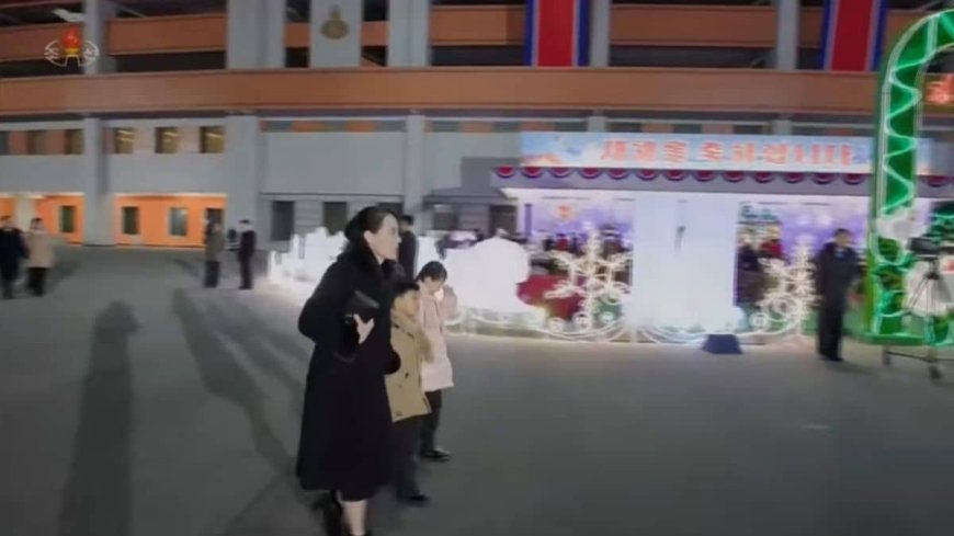 Kim Jong Un's Sister Seen With Children In State Media Images