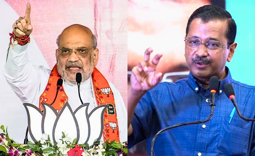 After PM Modi, Amit Shah's "Sheeshmahal" Attack On Arvind Kejriwal