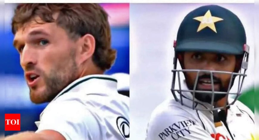 Heated moment! Wiaan Mulder aggressively throws ball at Babar Azam, sparks tension. Watch