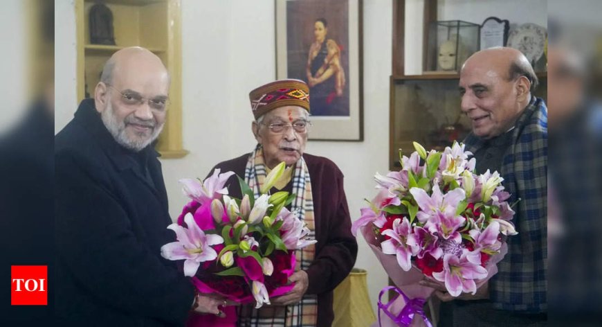 Amit Shah, Rajnath Singh greet Joshi on his 91st birthday