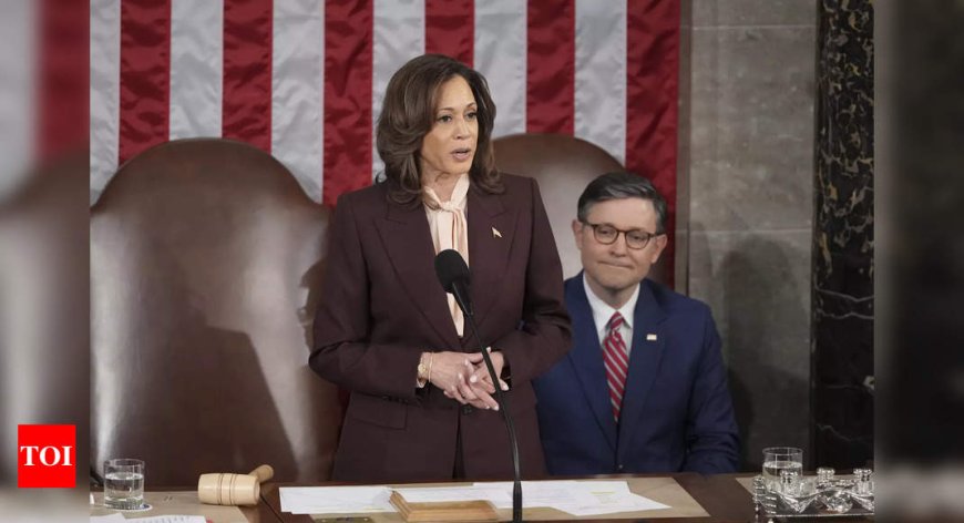 Awkward US election task for Kamala Harris: Certifies her own defeat in a historic moment