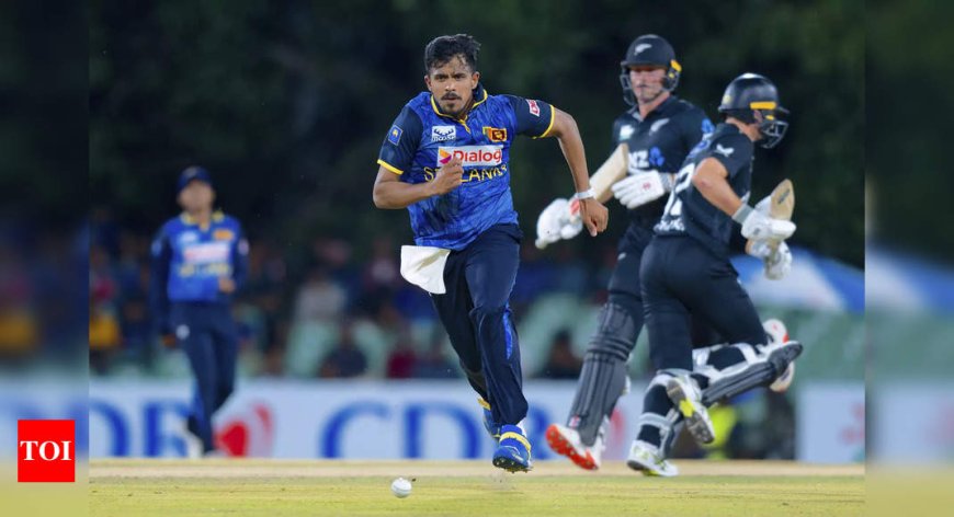 Maheesh Theekshana's hat-trick headlines rain-interrupted New Zealand-Sri Lanka ODI in Hamilton