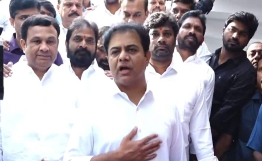 "Small Minds, Petty Politics": KTR Appears For Questioning In Formula E Case