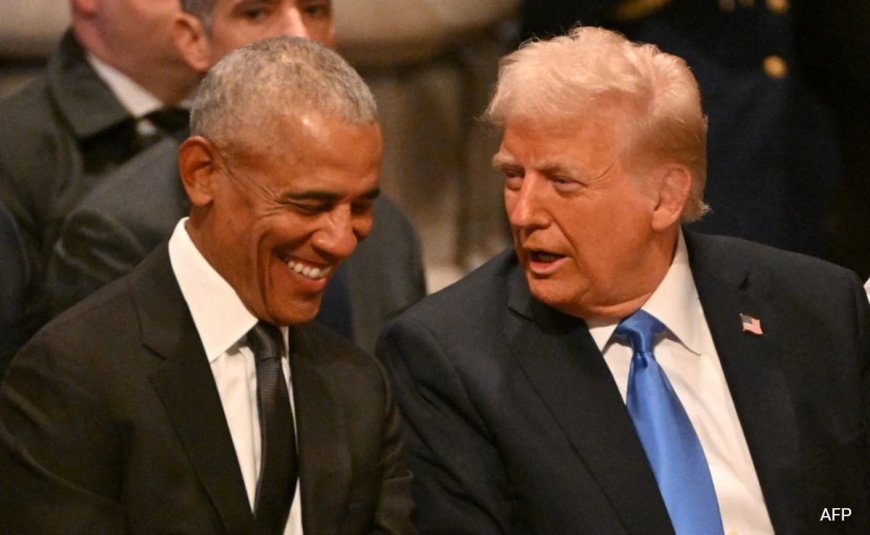 "We Probably Do Like Each Other": Trump After Sharing A Moment With Obama