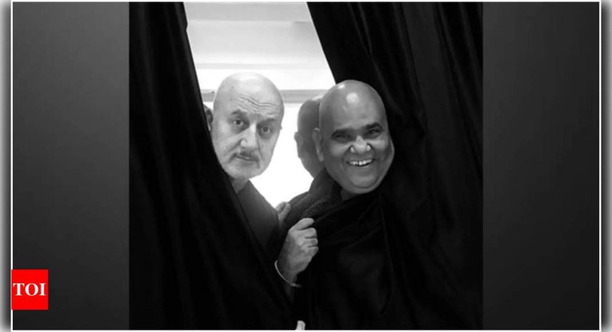 Anupam Kher celebrates Satish Kaushik's legacy; shares transformation video ahead of 'Emergency' release