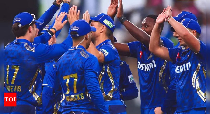 SA20: MI Cape Town triumph in Cape Derby with 33-run victory over Paarl Royals