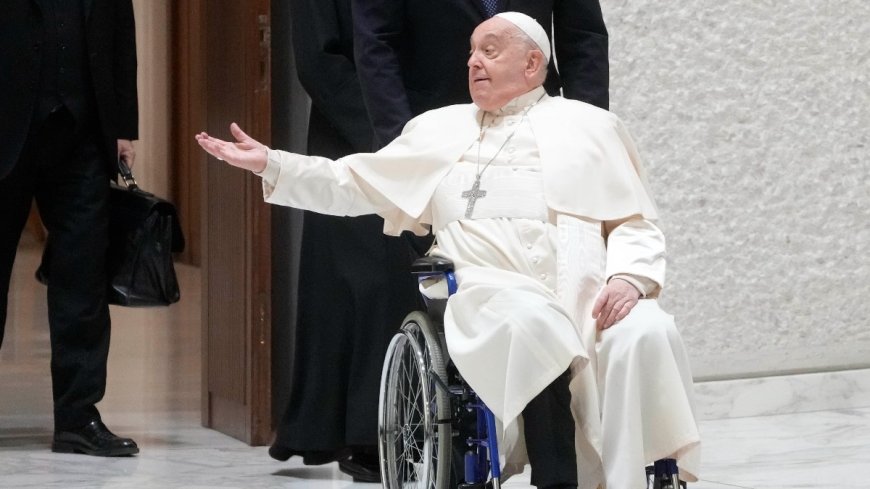 Pope Francis injures forearm in fall, second time in a month