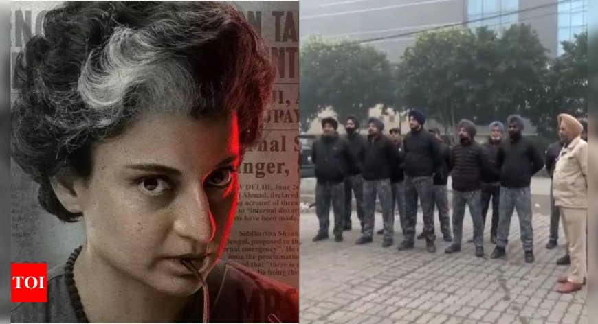 Heavy police bandobast outside cinema hall in Amristar; SGPC gears up to protest against Kangana Ranuat's film 'Emergency'