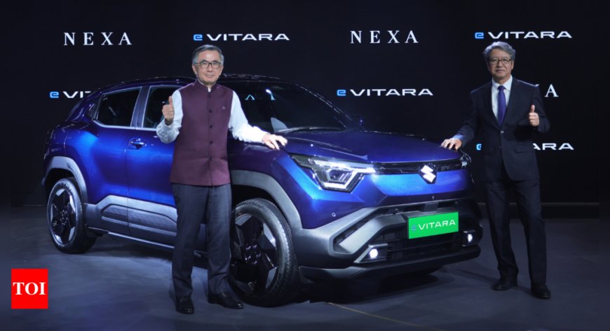 Maruti Suzuki e-Vitara revealed at Bharat Mobility Expo: Creta EV rival gets 500 km range and more