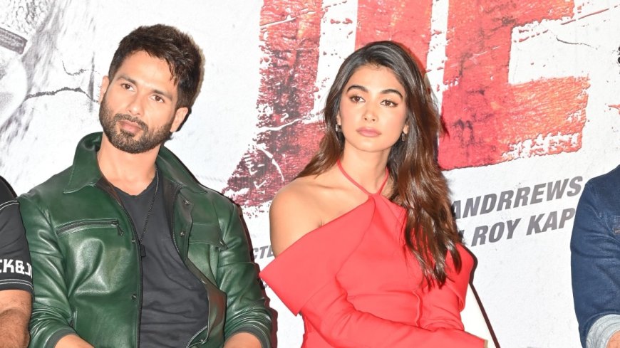 Photos: Shahid Kapoor, Pooja Hegde shine bright at Deva trailer event