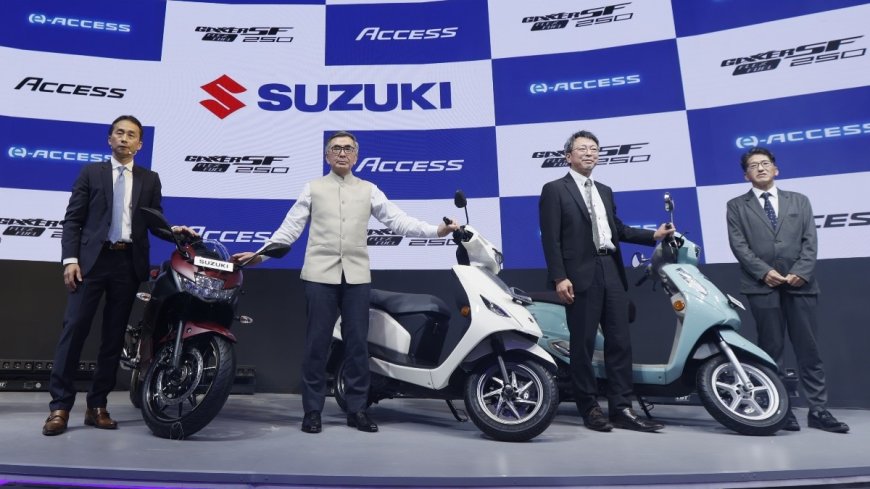 Suzuki e-Access, new Access 125, Gixxer SF 250 Flex Fuel launched, check all details