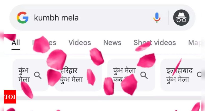 Google’s heartwarming tribute to Mahakumbh 2025: An innovative flower shower!