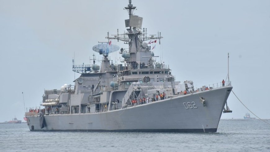 Indian Naval Ship Mumbai participates in multinational La Perouse exercise