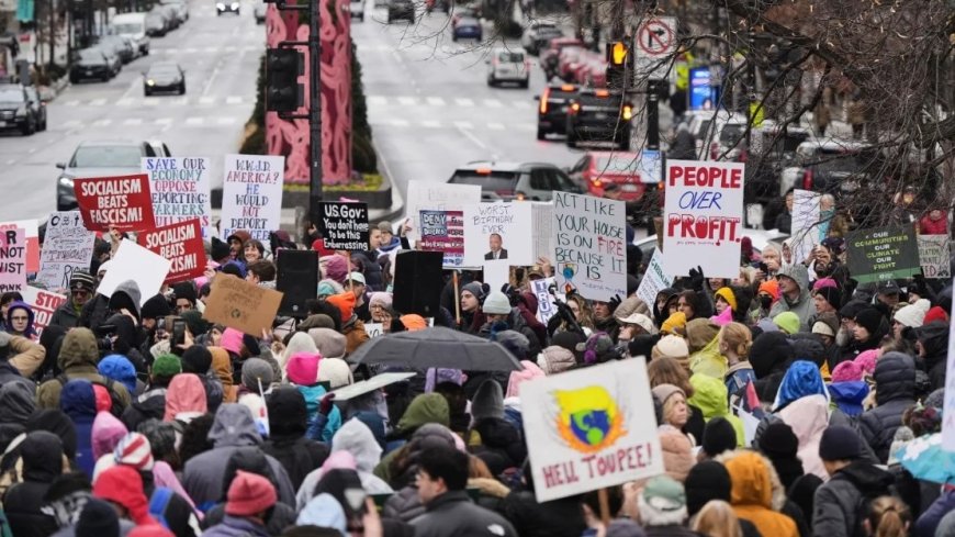 Thousands rally in Washington for rights, abortion access before Trump's inauguration