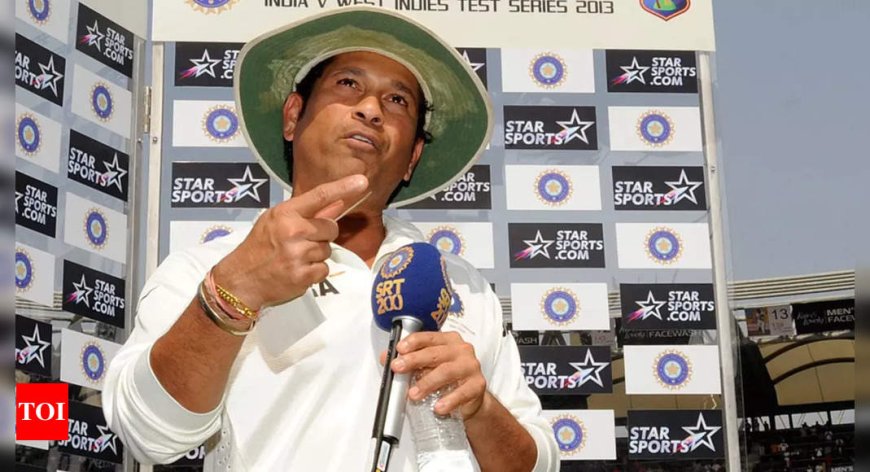 'Must have had a West Indies passport': Sachin Tendulkar recalls hilarious screen incident