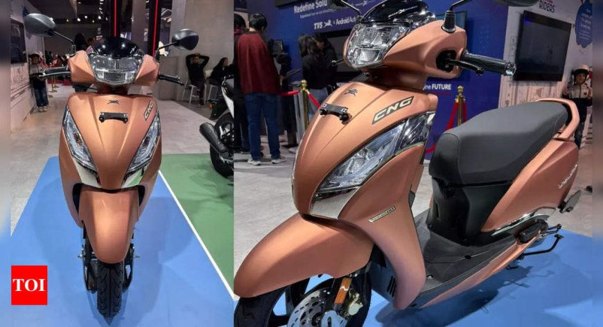 TVS unveils world's first CNG-powered Jupiter scooter in India: Key details