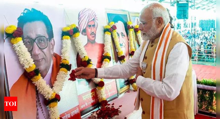 PM Modi, home minister Amit Shah pay homage to Balasaheb Thackeray