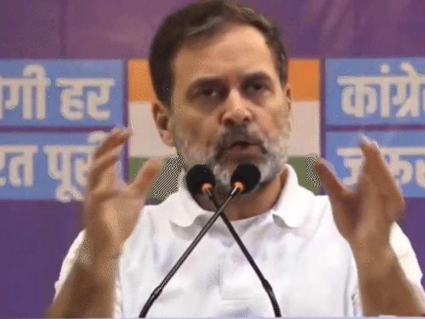 राहुल बोले-केजरीवाल छोटी कार से आए, लेकिन शीशमहल में रहे:मोदी के नाम से कांपते हैं, जब-जब गरीब को जरूरत पड़ी, ये कहीं नहीं दिखे