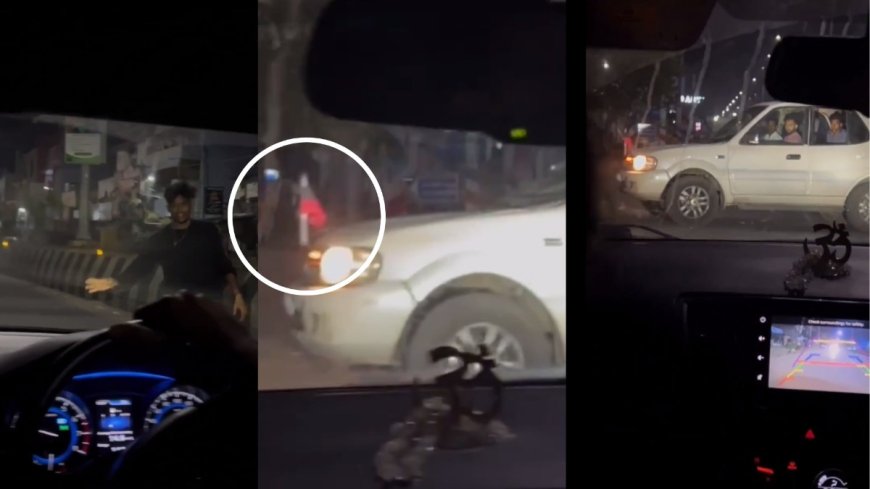 Men in car with DMK flag chase women in Chennai, video sparks outrage