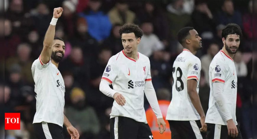 Mohamed Salah double fires Liverpool nine points clear