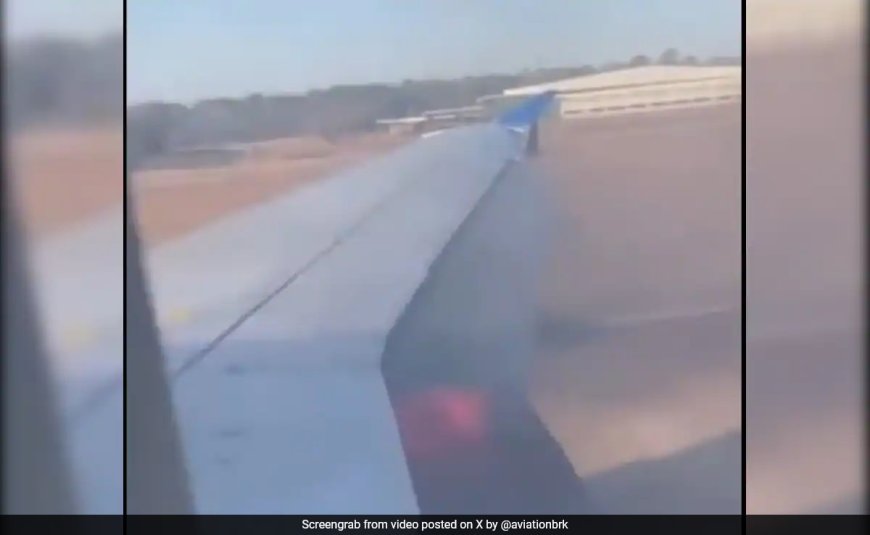 Video: United Airlines Plane Catches Fire On Houston Runway