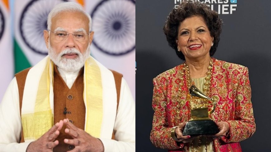 We take great pride: PM Modi congratulates Chandrika Tandon on Grammy win