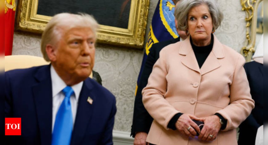 Did Susie Wiles give a 'death stare' to Donald Trump when he said US will take over Gaza? Photo goes viral