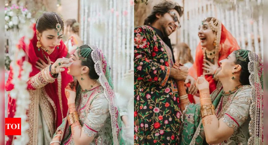 Urwa Hocane slammed for stealing the spotlight in red at sister Mawra Hocane's wedding