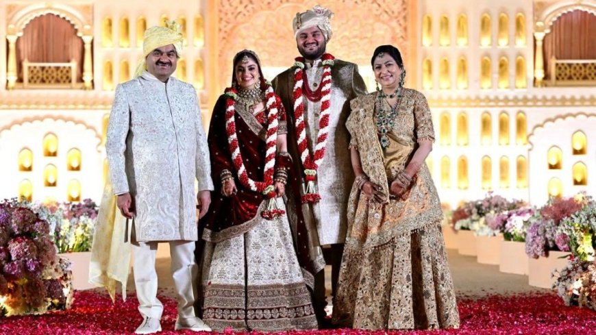 Gautam Adani's son Jeet ties the knot with Diva Shah in intimate ceremony