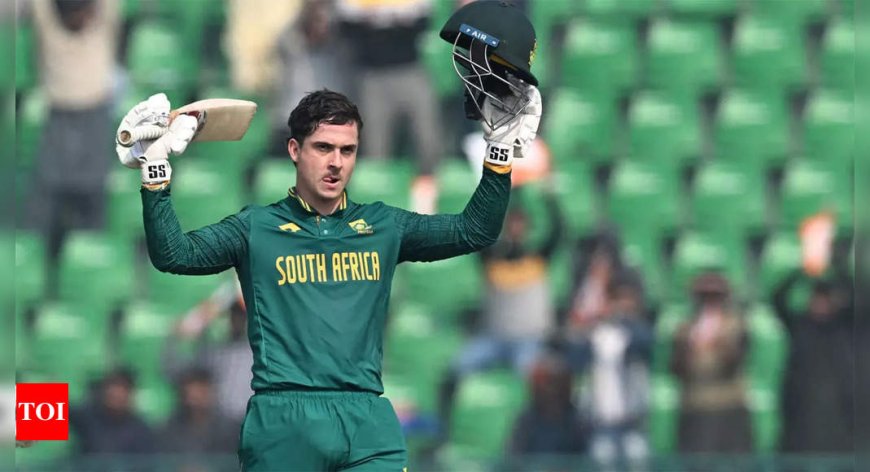 South Africa's Matthew Breetzke hits 150 in record-breaking ODI debut