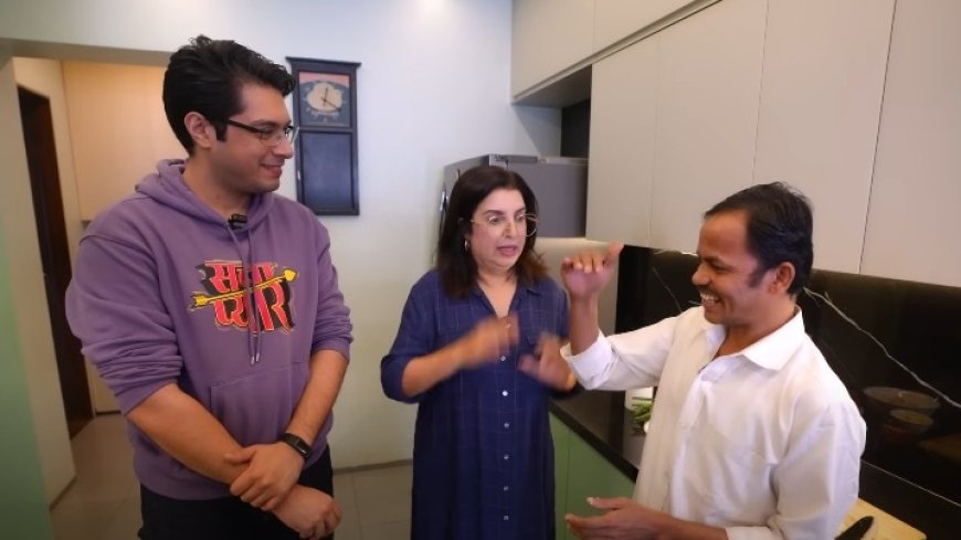 Farah Khan's cook innocently roasts Aamir Khan's height as Junaid visits her