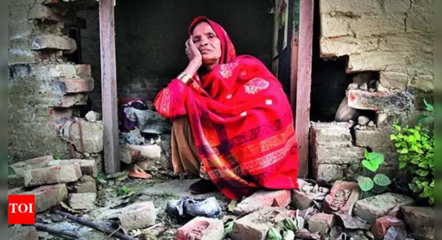 6 months after riot, 11 UP families return not to homes but rubble