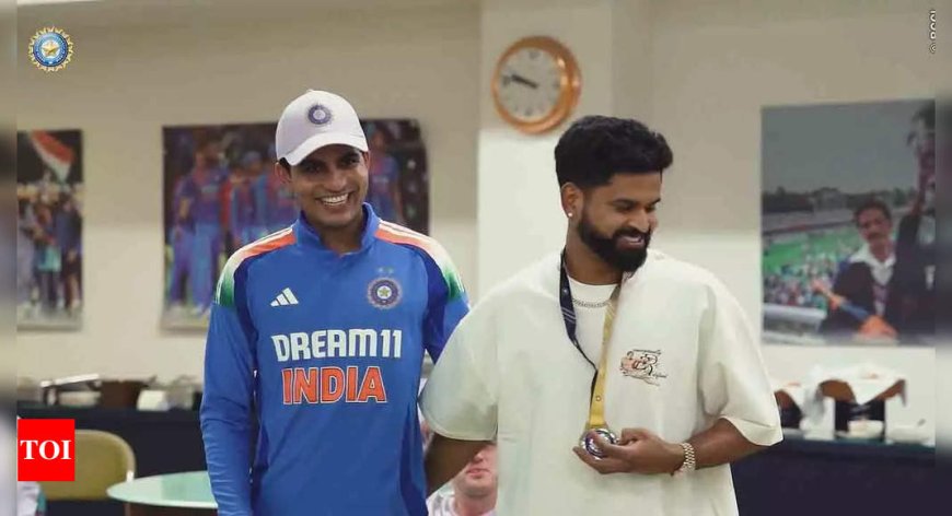 Watch: Shreyas Iyer given 'Impact Fielder' of the series medal