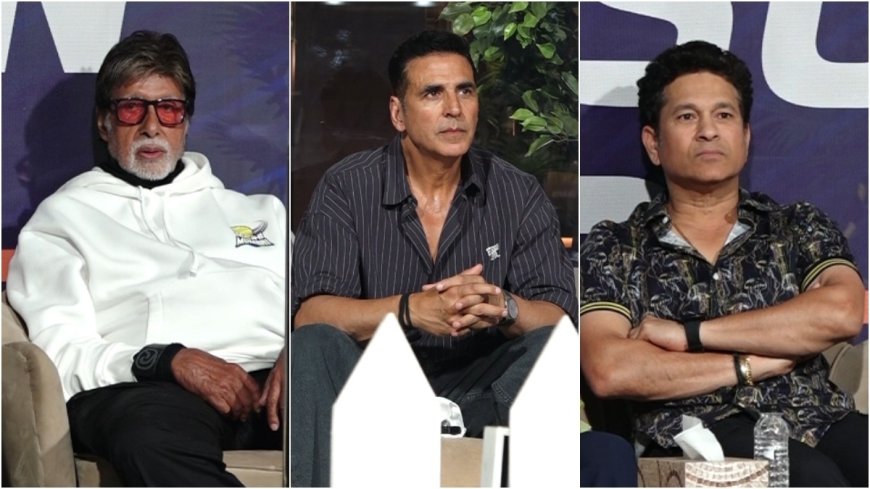 Amitabh Bachchan, Akshay Kumar, Sachin Tendulkar attend ISPL Season 2 finale