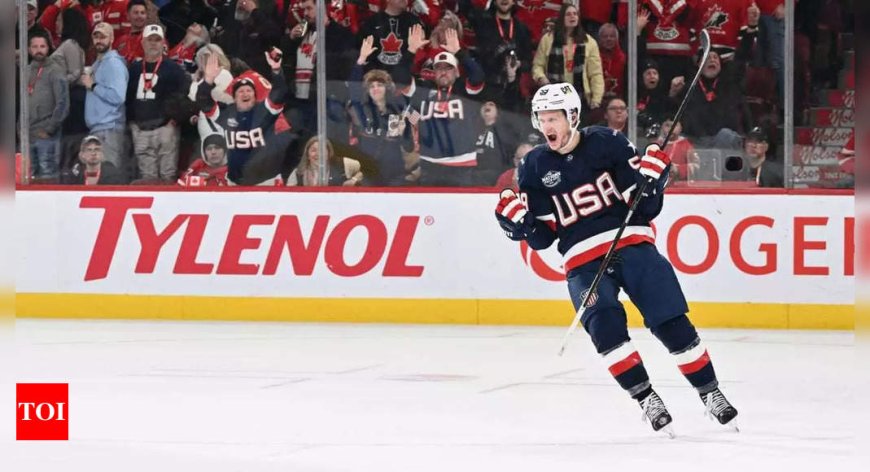 Team USA emerged victorious in a chaotic match, with Tampa Bay forward Jake Guentzel contributing two goals