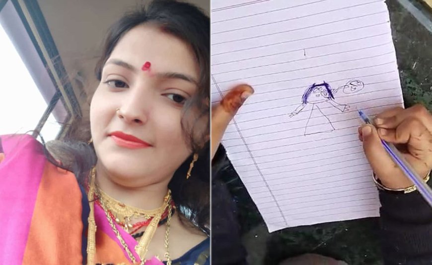 "Papa Killed Mummy": Girl's Drawing Raises Doubt Over "Suicide" Claim