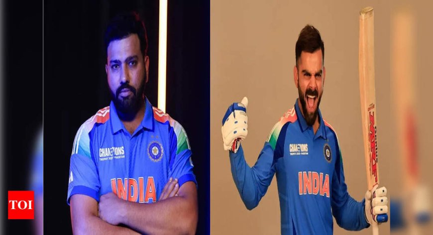 Team India stars unveil Champions Trophy jersey ahead of tournament in Dubai - See Pics