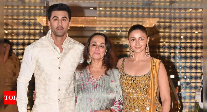 Alia Bhatt-Ranbir Kapoor set ethnic style goals at Aadar Jain-Alekha Advani’s Mehendi ceremony