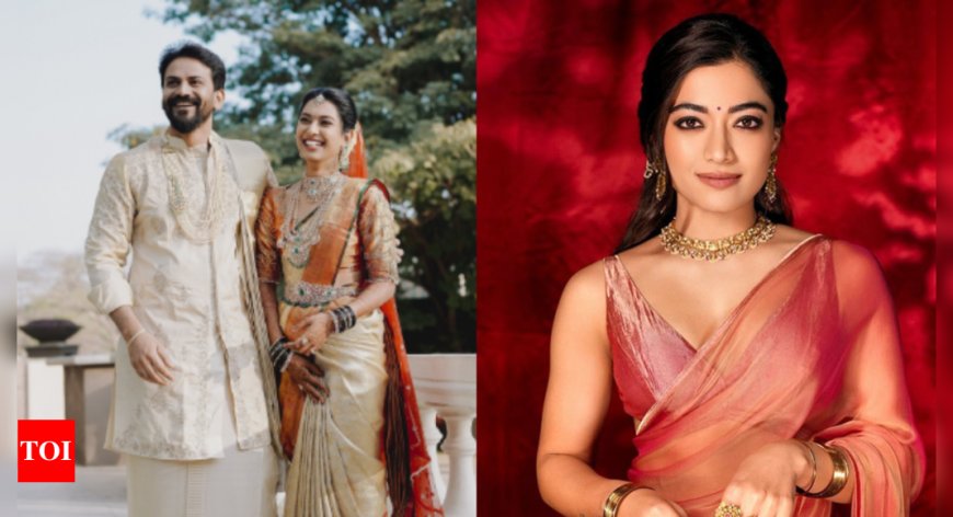 Rashmika Mandanna showers love on Daali Dhananjaya’s wedding: "Biggest congratulations.."