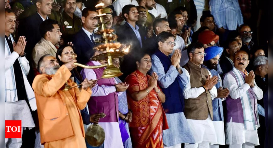 With 'aarti' on Day 1, CM Rekha Gupta takes first step to make Yamuna 'identity of Delhi'