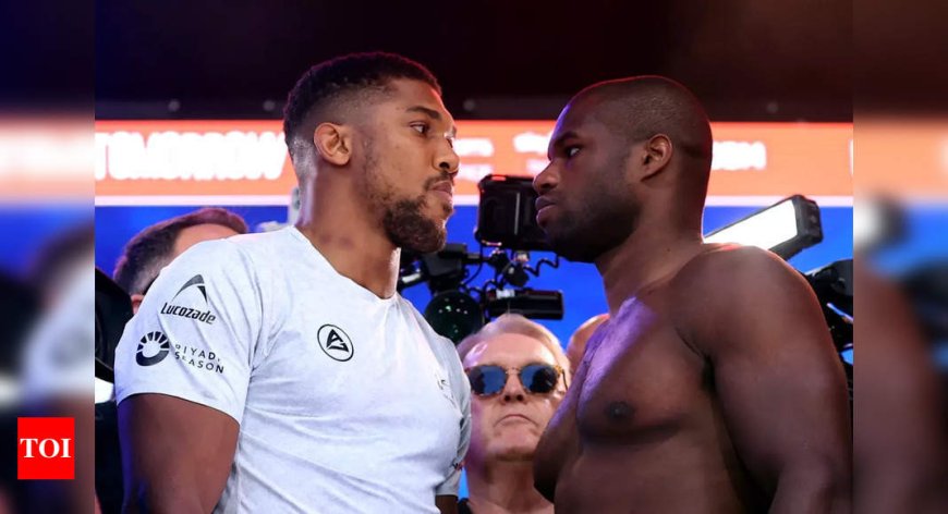 “AJ is trash”: Anthony Joshua snubbed as Daniel Dubois' replacement for IBF showdown sparking uproar among fans