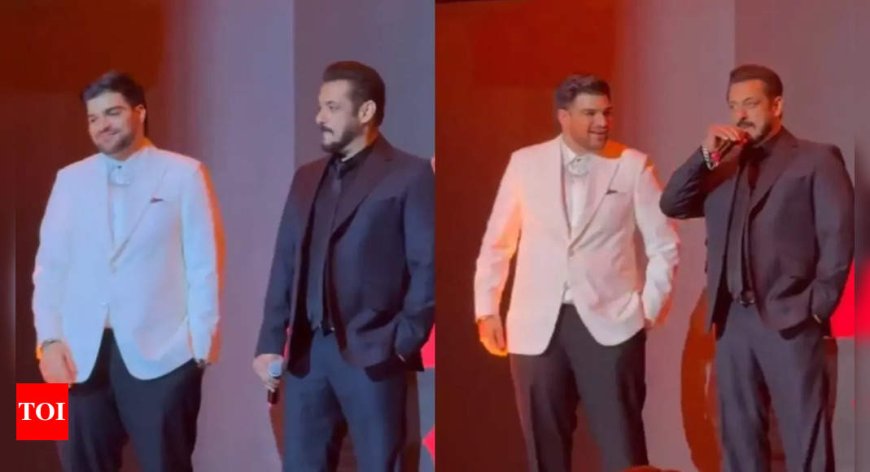 Salman Khan says 'that's what nepotism is' as he launches nephew Ayaan Agnihotri's song in Dubai - WATCH VIDEO