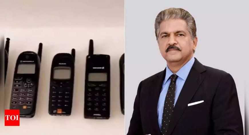 Anand Mahindra shares video of smartphone evolution, says: But don't want to be there long enough for...