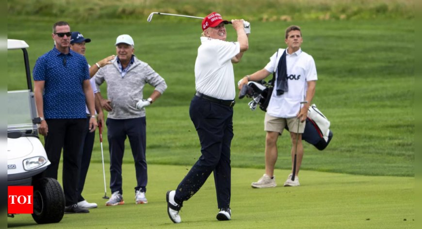 Watch: Viral video of Donald Trump 'limping' at golf course sparks concerns