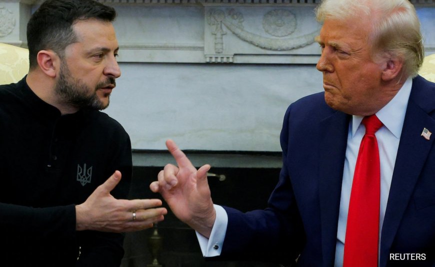 "Time To Make Things Right": Zelensky Regrets Trump Spat After US Aid Pause