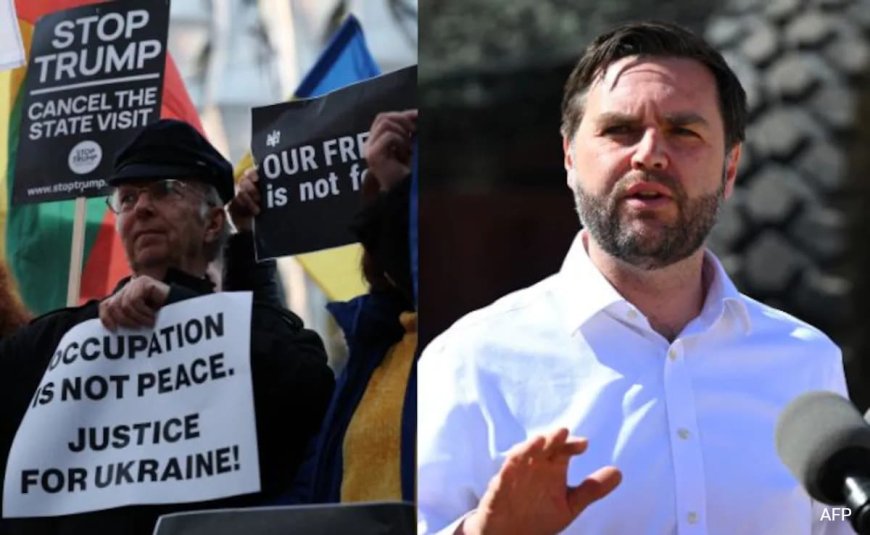 "You're A S*** Person": Pro-Ukraine Protesters 'Chase' JD Vance, His Daughter