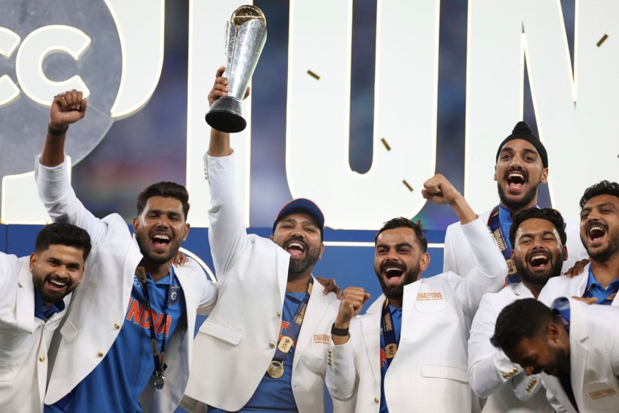 Champions Trophy: Top moments from India's celebrations