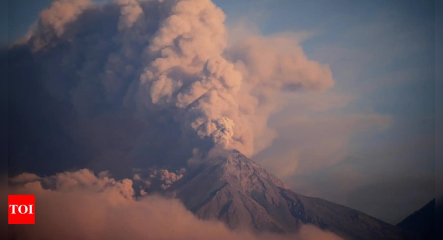 Guatemala's volcano of fire erupts, spewing massive smoke cloud: Watch